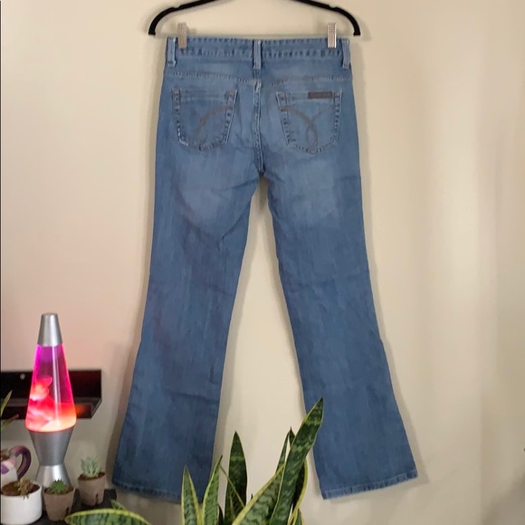 Size 2 Calvin Klein Light Wash Bootcut Jeans - Picture 7 of 10